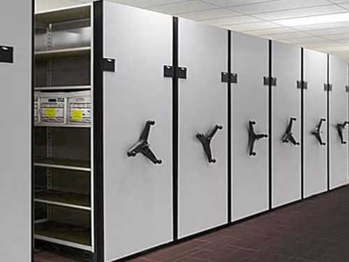 Movable shelving options to maximize storage space