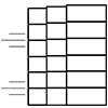 Shelving icon for commercial shelving storage